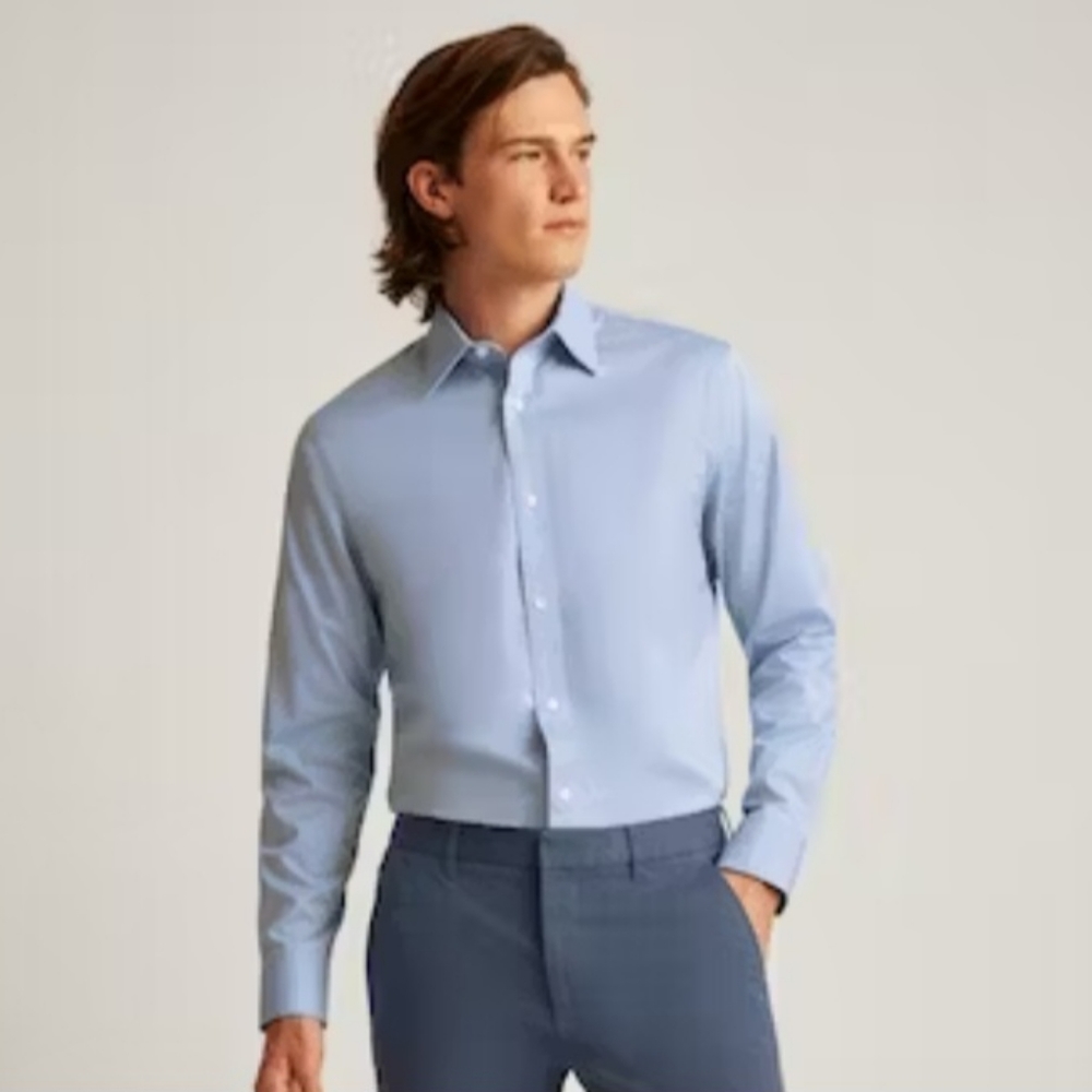 Bonobos stretch "standard fit" dress Shirt. Size 19x38, NWOT!